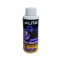 محلول باکتری زنده آب آکواریوم آلیتا مدل Nitro Bacter حجم 120 میلی لیتر