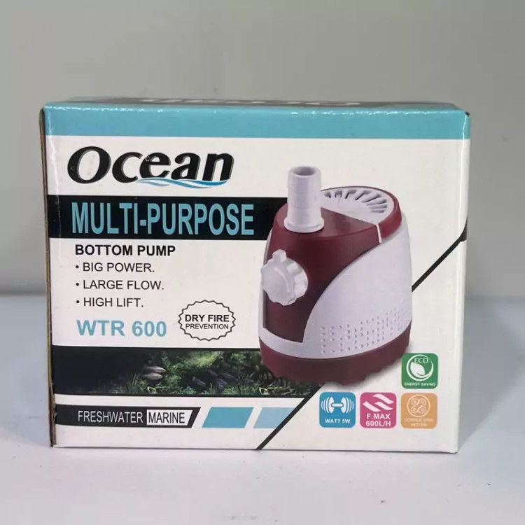 واترپمپ و کف کش آکواریوم WTR-600 اوشن