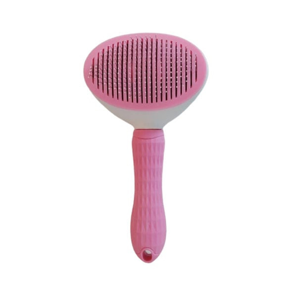 Clean برس سگ و گربه مدل بیضی دکمه تخلیه دار کلین